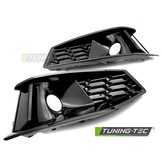 Mistlichtkap Glanzend Zwart voor AUDI A4 B9 20-24