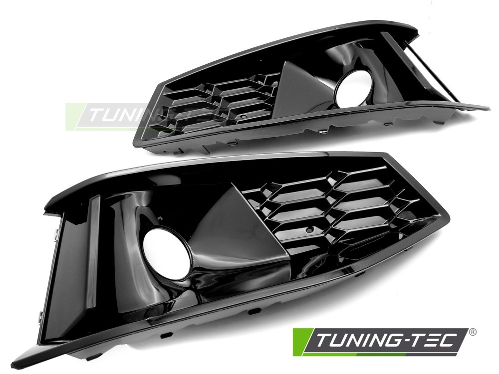 Mistlichtkap Glanzend Zwart voor AUDI A4 B9 20-24