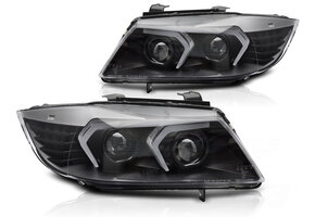 Koplampen Full LED Zwart geschikt voor BMW E90/E91 (2005-2008)