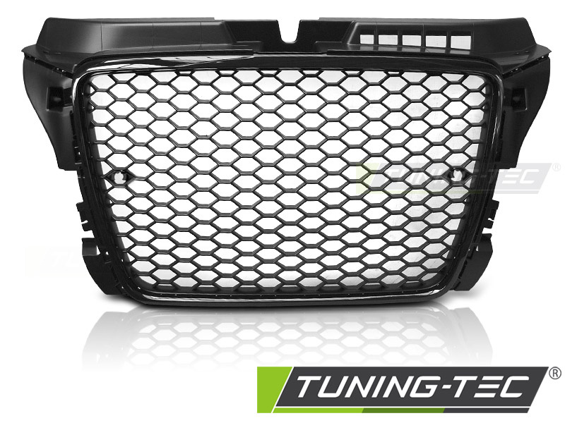 Grille Sport Glanzend Zwart PDC geschikt voor Audi A3 08-12