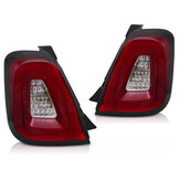 Achterlichten LED Bar Rood geschikt voor FIAT 500 (2015-2020)