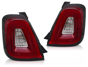 Achterlichten LED Bar Rood voor FIAT 500 (2015-2020)
