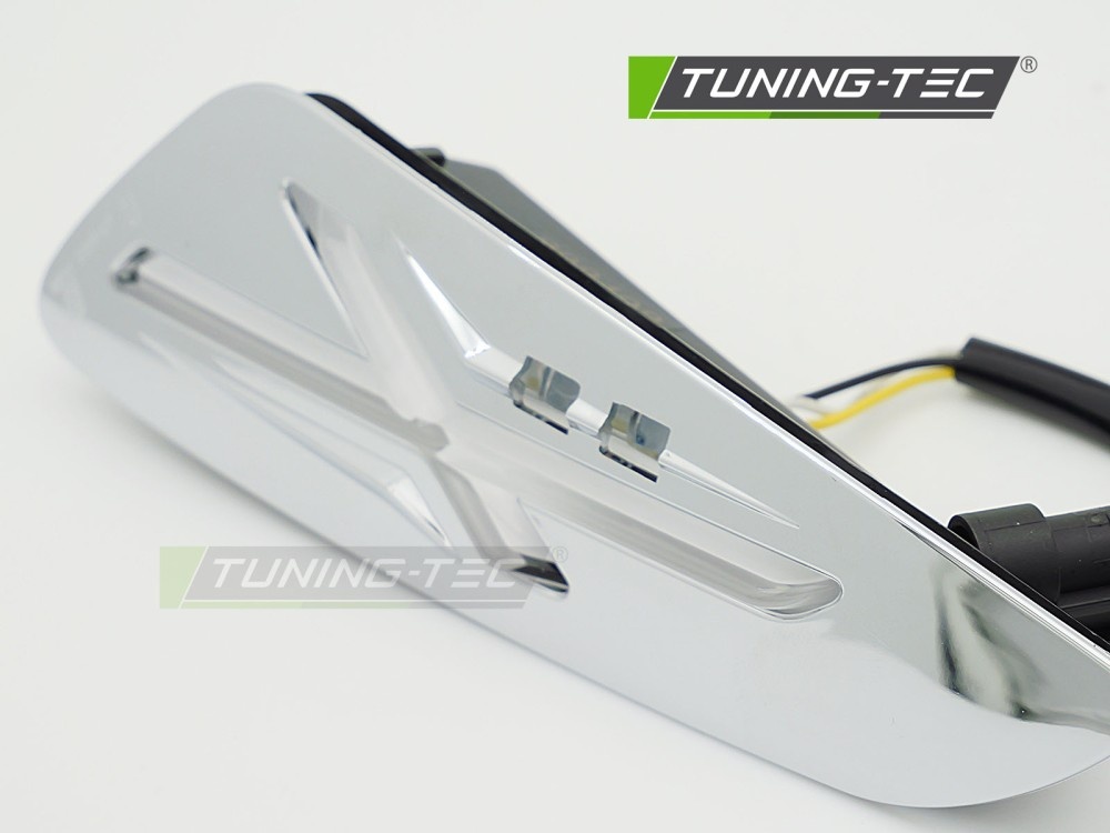 LED Voor Richtingaanwijzers Chroom voor Vespa Sprint/Primavera 150cc