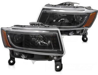 Koplampen LED Tube Light Zwart Jeep Grand Cherokee 2014-2016