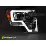 Koplampen geschikt voor Ford F150 MK12 (08-14) LED Tube Light Chroom