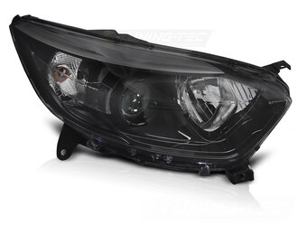 Koplamp Zwart Rechterzijde TYC voor Renault Captur I (2013-2017)