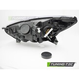 Koplamp Zwart Rechterzijde TYC voor Renault Captur I (2013-2017)