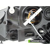 Koplamp Zwart Rechterzijde TYC geschikt voor Renault Captur I (2013-2017)