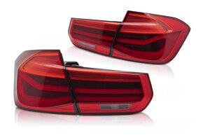 Achterlichten LED BAR Sequentiële Rood geschikt voor BMW F30 2011-2018
