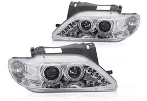 Koplampen Citroën Xsara 97-00 Angel Eyes Chroom
