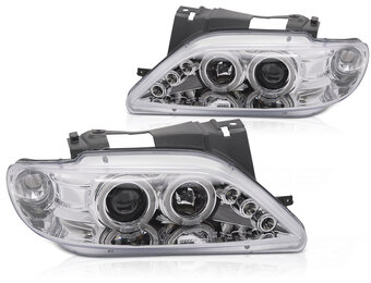 Koplampen Citroën Xsara 97-00 Angel Eyes Chroom