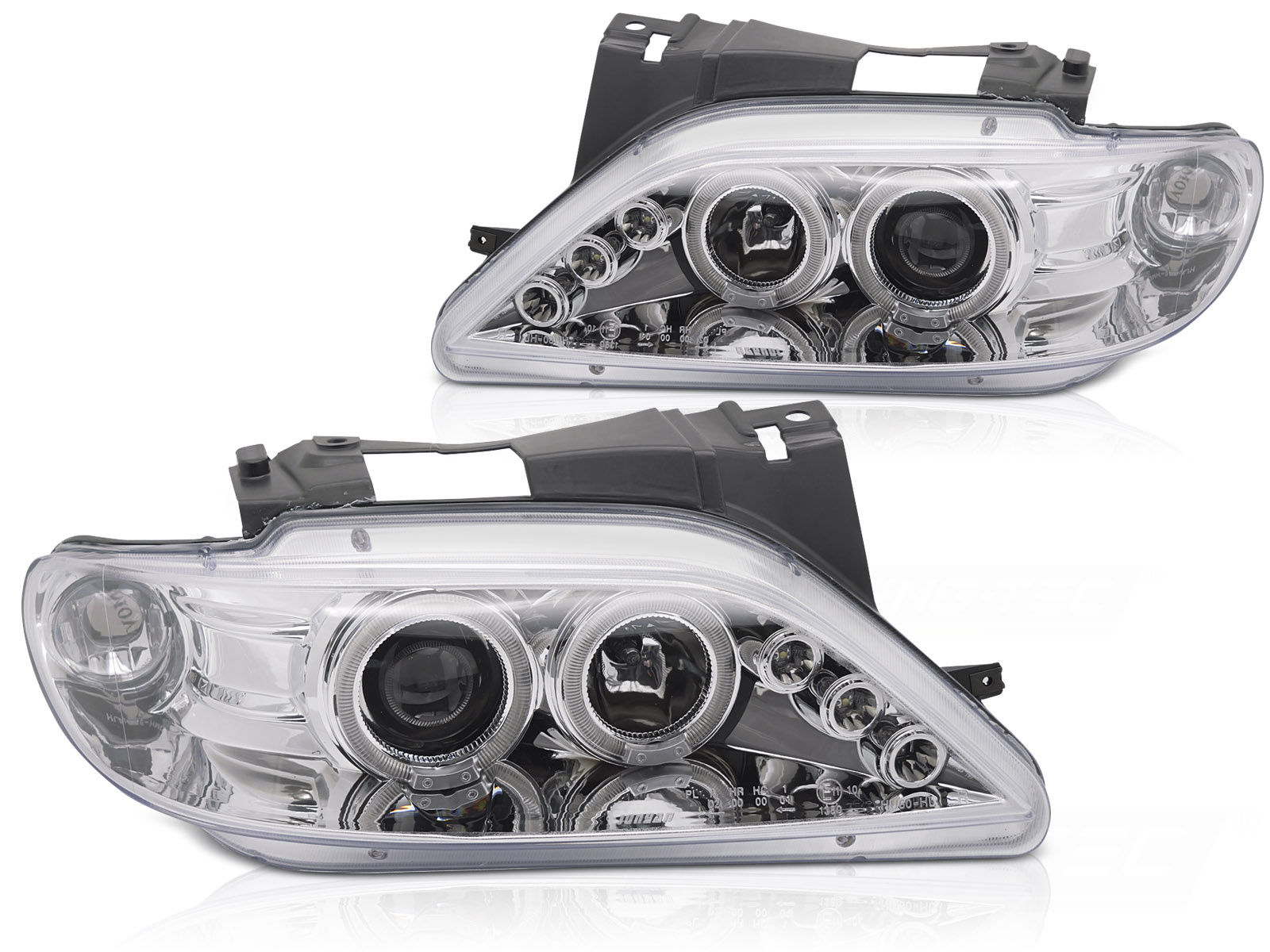 Koplampen Citroën Xsara 97-00 Angel Eyes Chroom