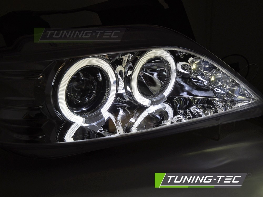 Koplampen Citroën Xsara 97-00 Angel Eyes Chroom