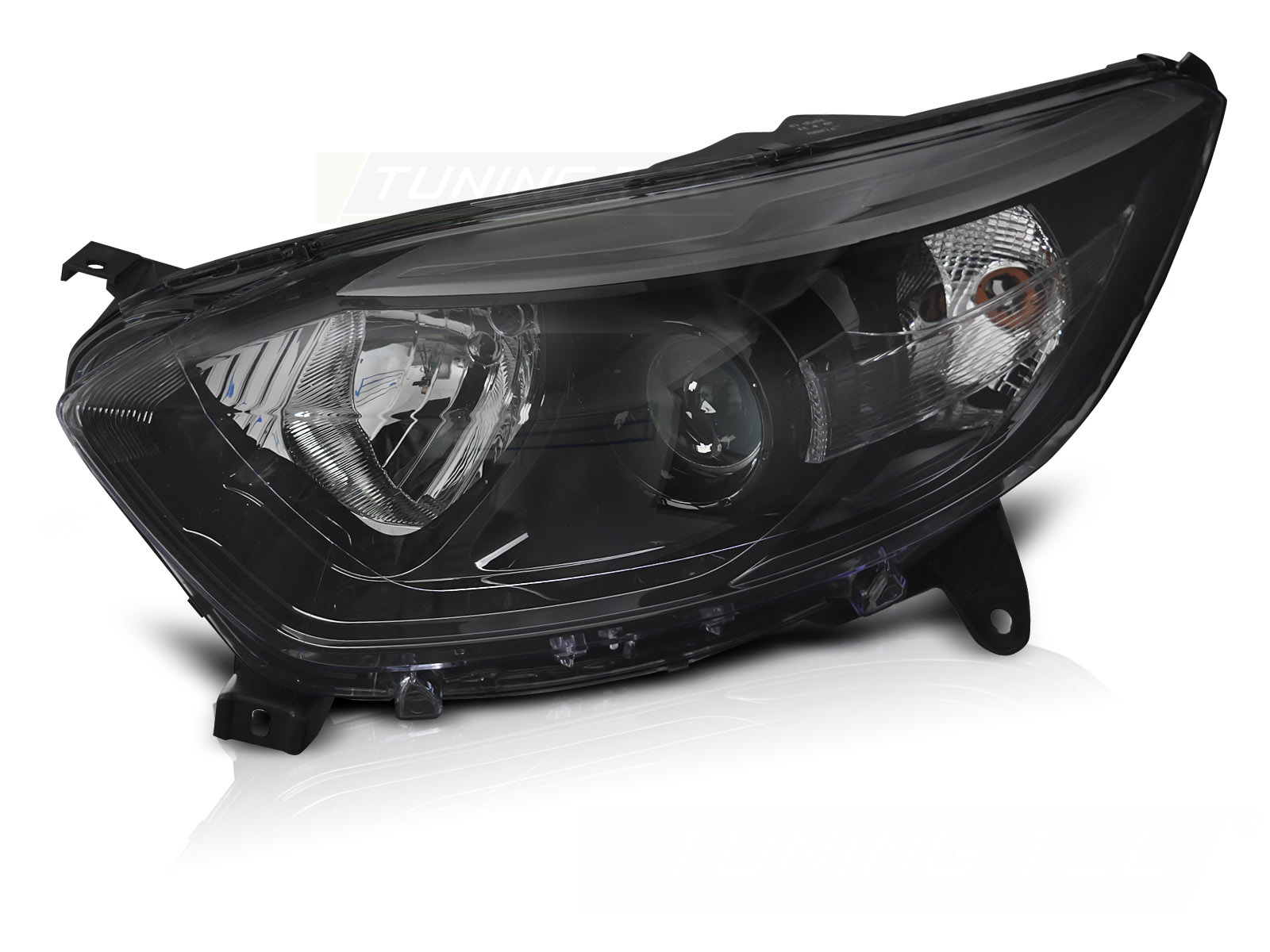 Koplamp Zwart Linkerzijde TYC geschikt voor Renault Captur I (2013-2017)