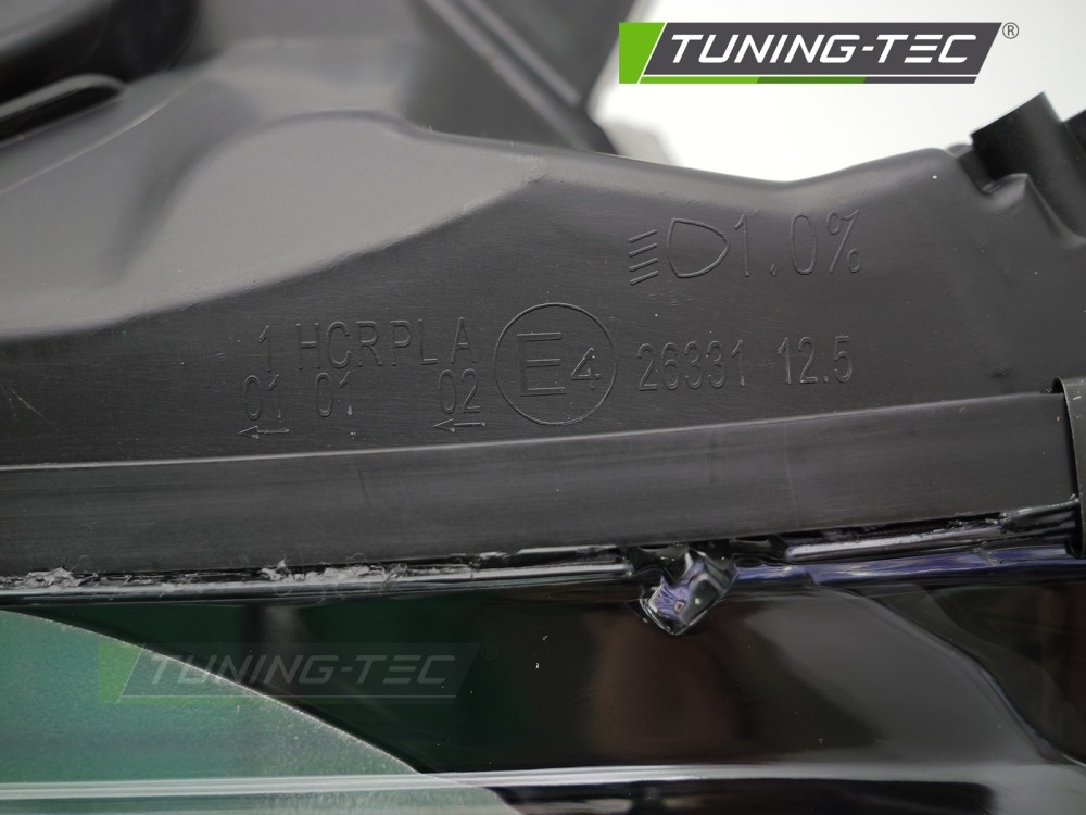 Koplamp Zwart Linkerzijde TYC geschikt voor Renault Captur I (2013-2017)