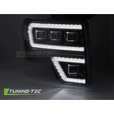 Koplampen Ford F150 MK12 08-14 Full LED Zwart DRL Sequentiële