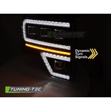 Koplampen Ford F150 MK12 08-14 Full LED Zwart DRL Sequentiële