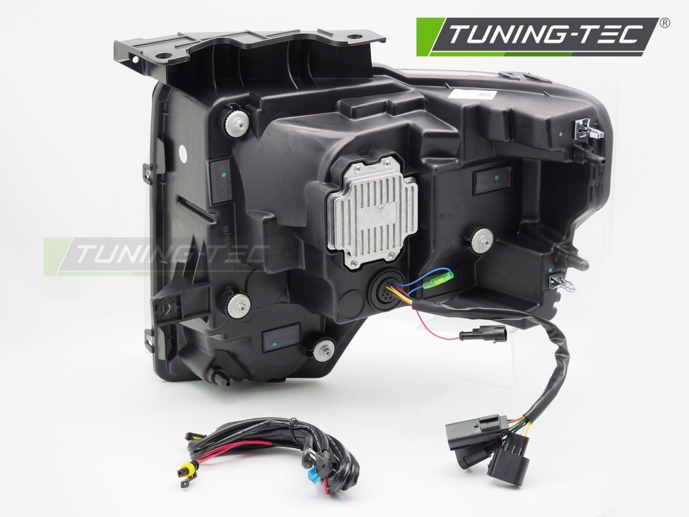 Koplampen Ford F150 MK12 08-14 Full LED Zwart DRL Sequentiële