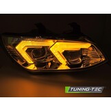 Xenon Koplampen Gele LED Chroom DRL voor BMW E92 E93 LCI 10-13