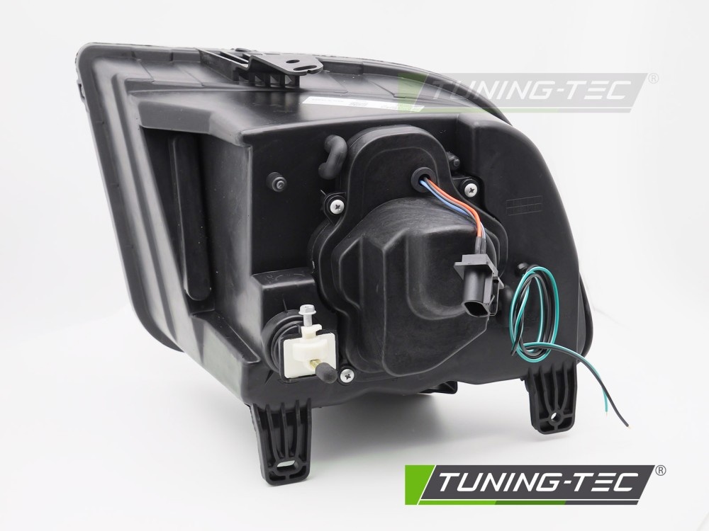 Koplampen Ford Mustang 04-09 Tube Light Zwart Set