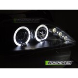 Koplampen Citroën Xsara 97-00 Angel Eyes Zwart