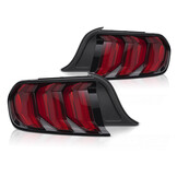 Achterlichten Ford Mustang 14-22 Rood LED met Dynamisch Knipperlicht