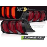 Achterlichten Ford Mustang 14-22 Rood LED met Dynamisch Knipperlicht
