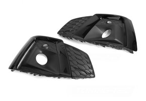 Mistlampkappen Glanzend Zwart geschikt voor Audi A5 F5 2019-2023