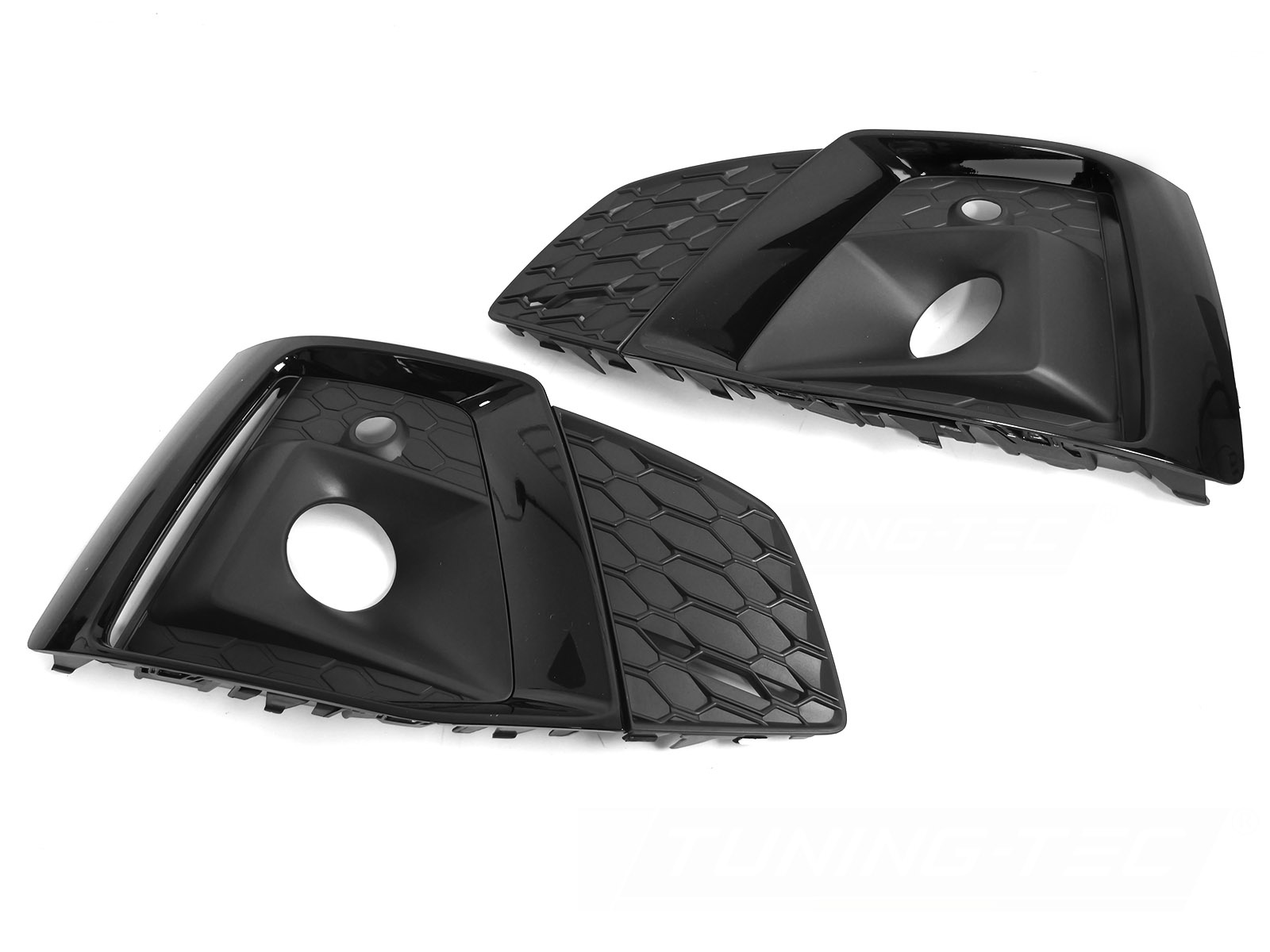 Mistlampkappen Glanzend Zwart voor Audi A5 F5 2019-2023