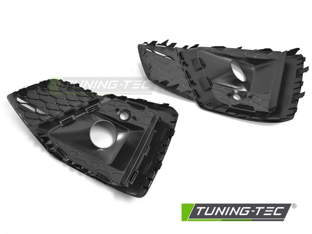 Mistlampkappen Glanzend Zwart voor Audi A5 F5 2019-2023