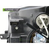 Koplamp Links Chroom TYC voor Citroen Berlingo & Peugeot Partner 02-10