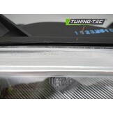 Koplamp Links Chroom TYC voor Citroen Berlingo & Peugeot Partner 02-10