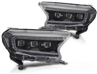 Koplampen LED Zwart voor Ford Ranger V (2016-2022)