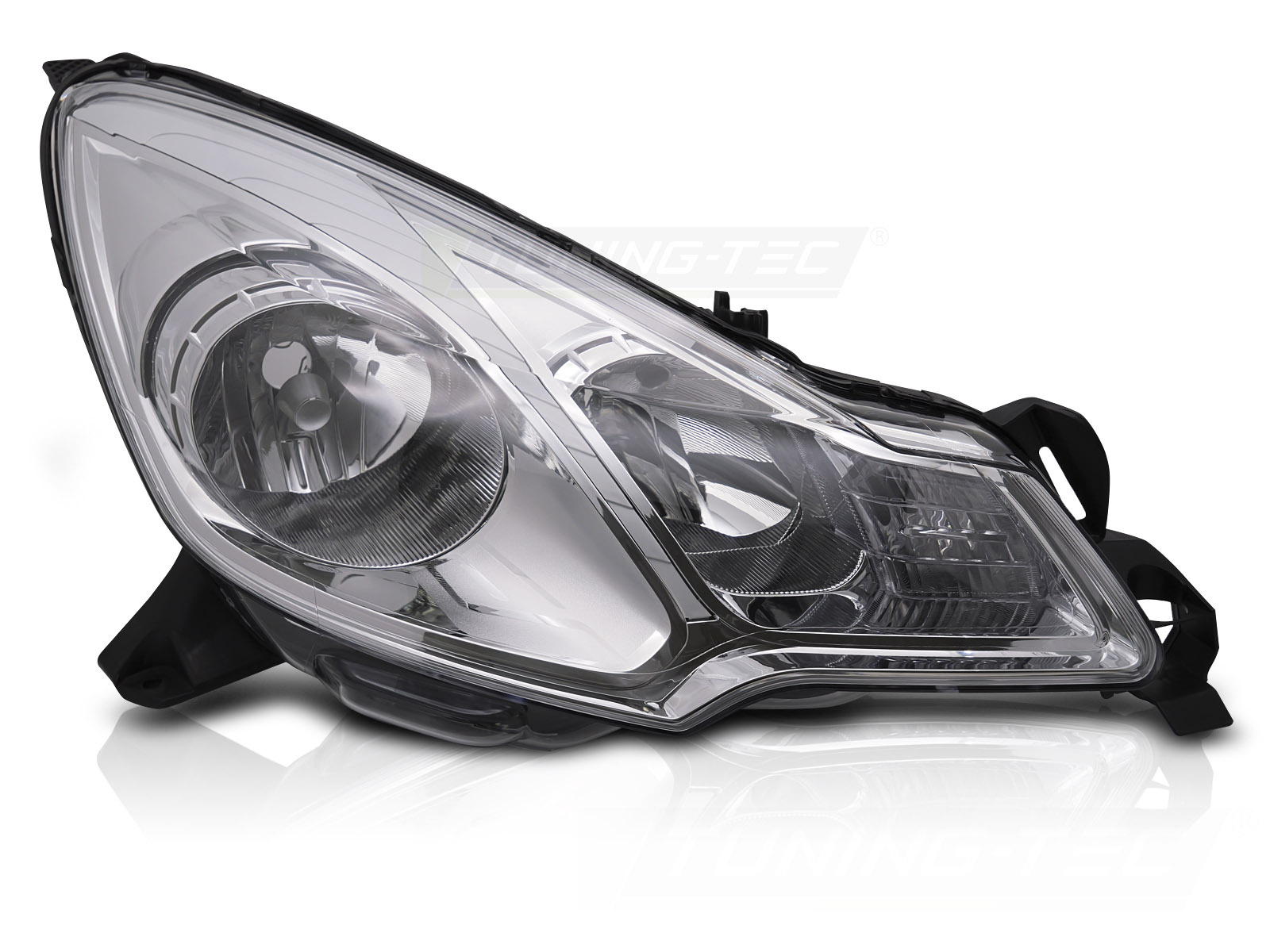 Koplamp Chroom Rechts TYC geschikt voor CITROEN C3 Hatchback 2009-2012