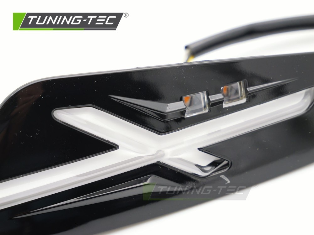 LED Voor Knipperlichten Glanzend Zwart voor VESPA SPRINT / PRIMAVERA 150cc