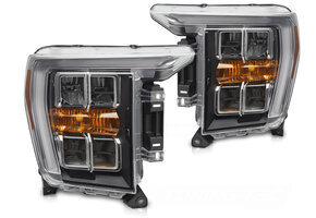 Koplampen Zwart DRL geschikt voor Ford F150 MK14 20-23