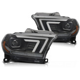 Koplampen Zwart Tube Sequentieel voor Dodge Durango 2010-2013