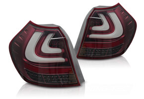 Achterlichten geschikt voor BMW E87 2004-2007 Rood LED BAR E-keurmerk