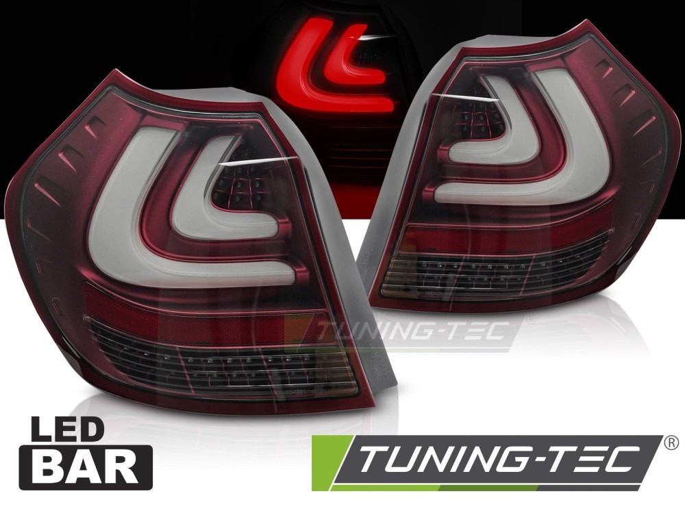 Achterlichten geschikt voor BMW E87 2004-2007 Rood LED BAR E-keurmerk