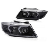 Koplampen LED Zwart geschikt voor BMW E90/E91 Limousine/Touring 05-08