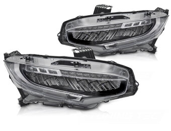 Volledig LED Koplampen Zwart Honda Civic X 2016-2021