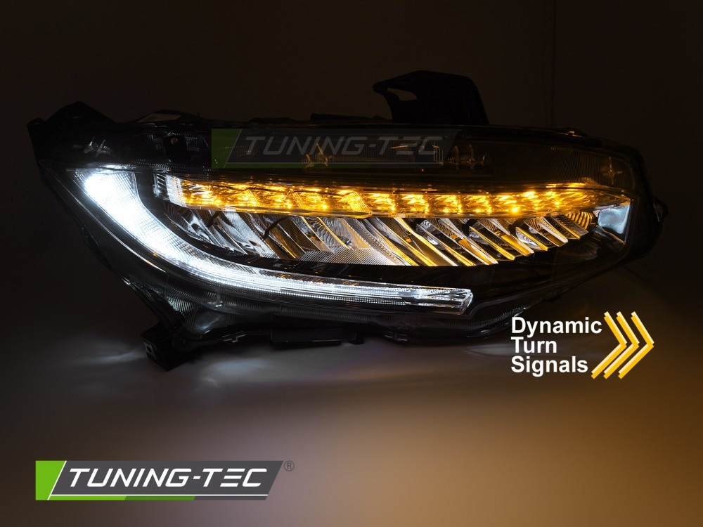 Volledig LED Koplampen Zwart Honda Civic X 2016-2021