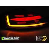 Achterlichten LED BAR Zwart-Rood Sequentiële voor Porsche Boxster 986 96-04