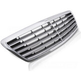 Grille Chroom-Carbon look voor Mercedes S-Klasse W220 02-05