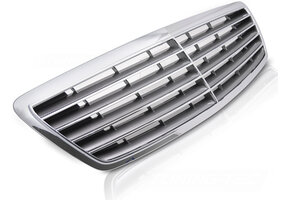 Grille Chroom-Carbon look geschikt voor Mercedes S-Klasse W220 02-05
