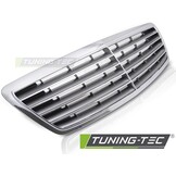 Grille Chroom-Carbon look voor Mercedes S-Klasse W220 02-05