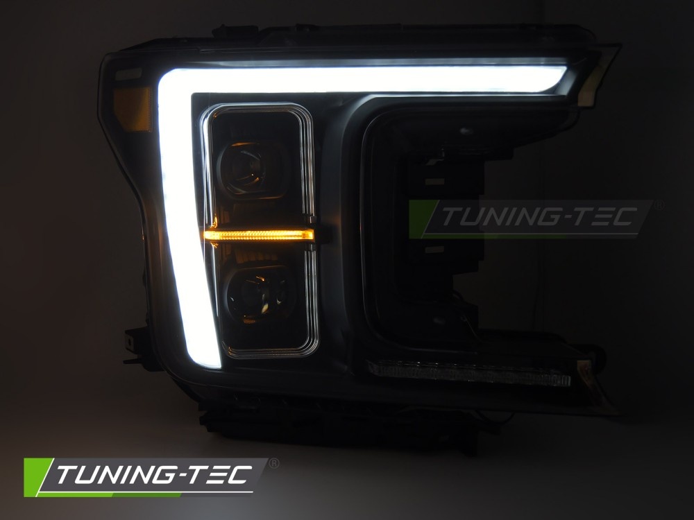 Full LED Koplampen Zwart voor FORD F150 MK13 2017-2020