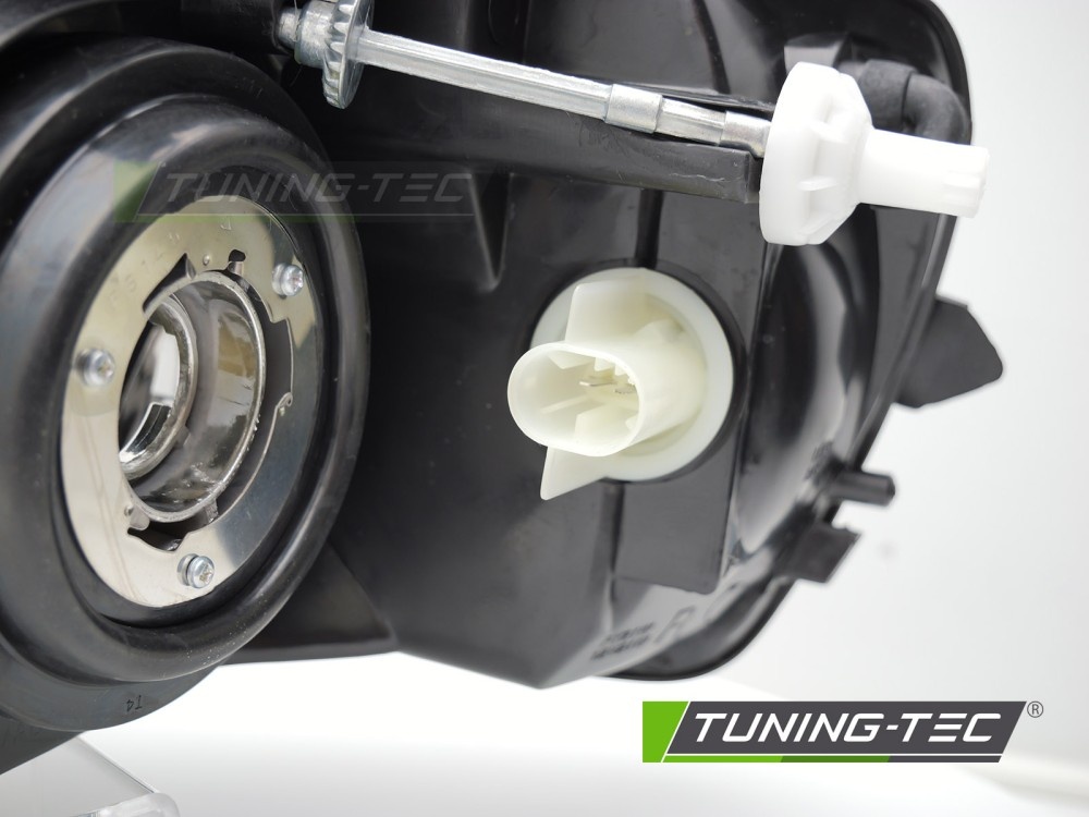 Koplamp Zwart Rechterzijde TYC voor Opel Astra G (97-04)