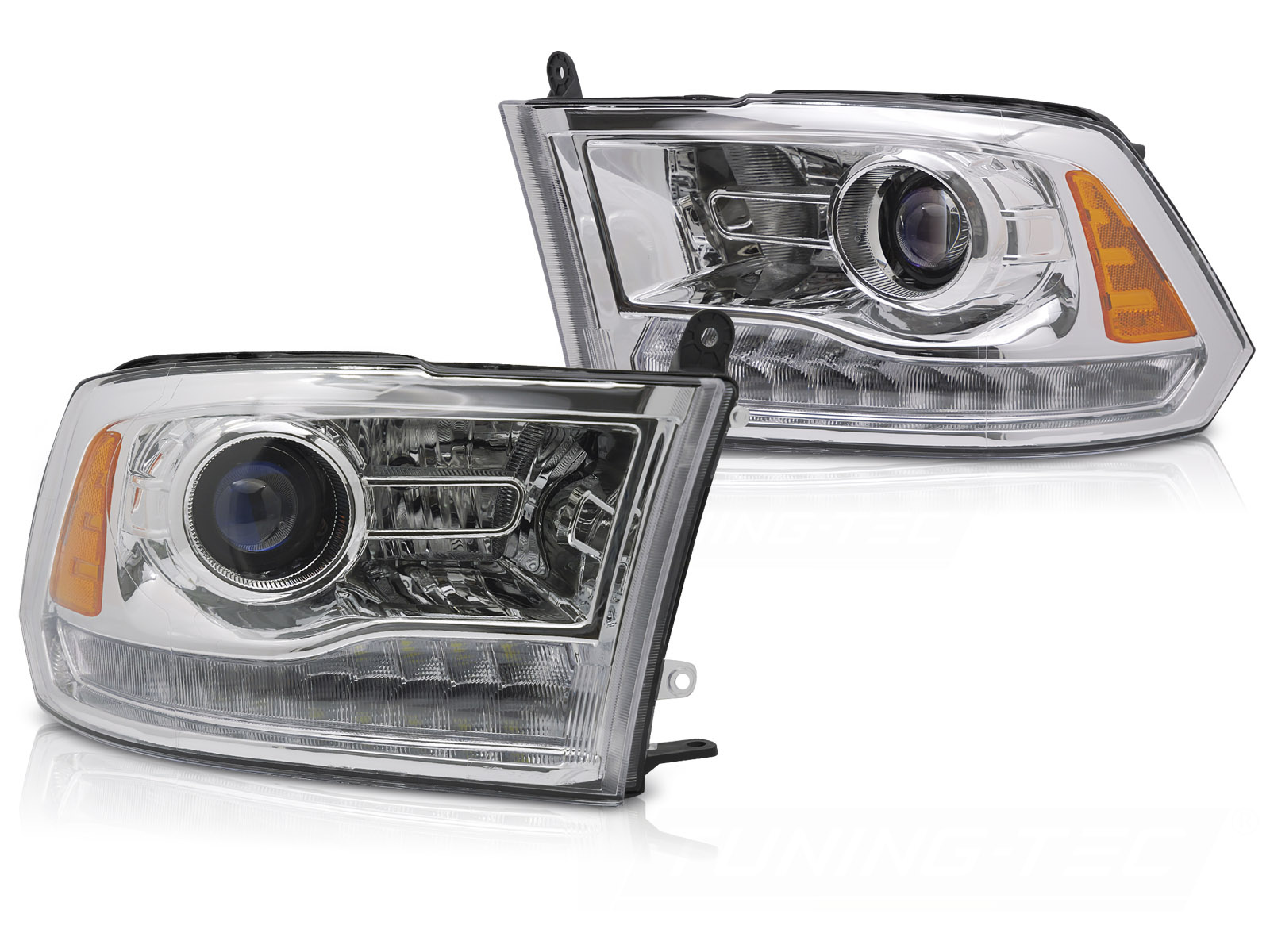 Koplampen Dodge Ram 2009-2018 Chroom