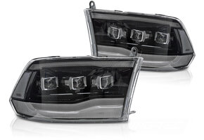 Koplampen LED Zwart Dodge Ram 1500 2009-2018